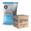 Listers - Lightly Sea Salted Crisps - Crisps Multipack, Multipack Crisps, Crisps Share Bag, Ready Salted Crisps - Vegetarian Potato Snacks - 40g x 25 view 1