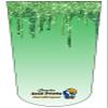 Amputee Sock"Glitter Drip Green Green" view 1