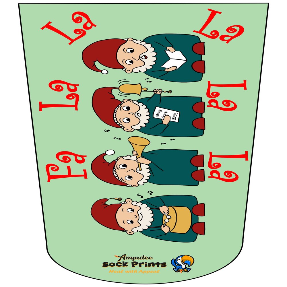 Amputee Sock"Gnome FA La La V1"