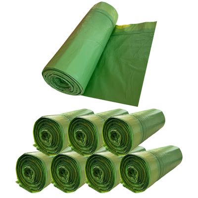 WellHome Organic 240 Self-Seal Bin Bags 40L Capacity Each, Polyethylene, 64 x 71 cm / 40-50 litres