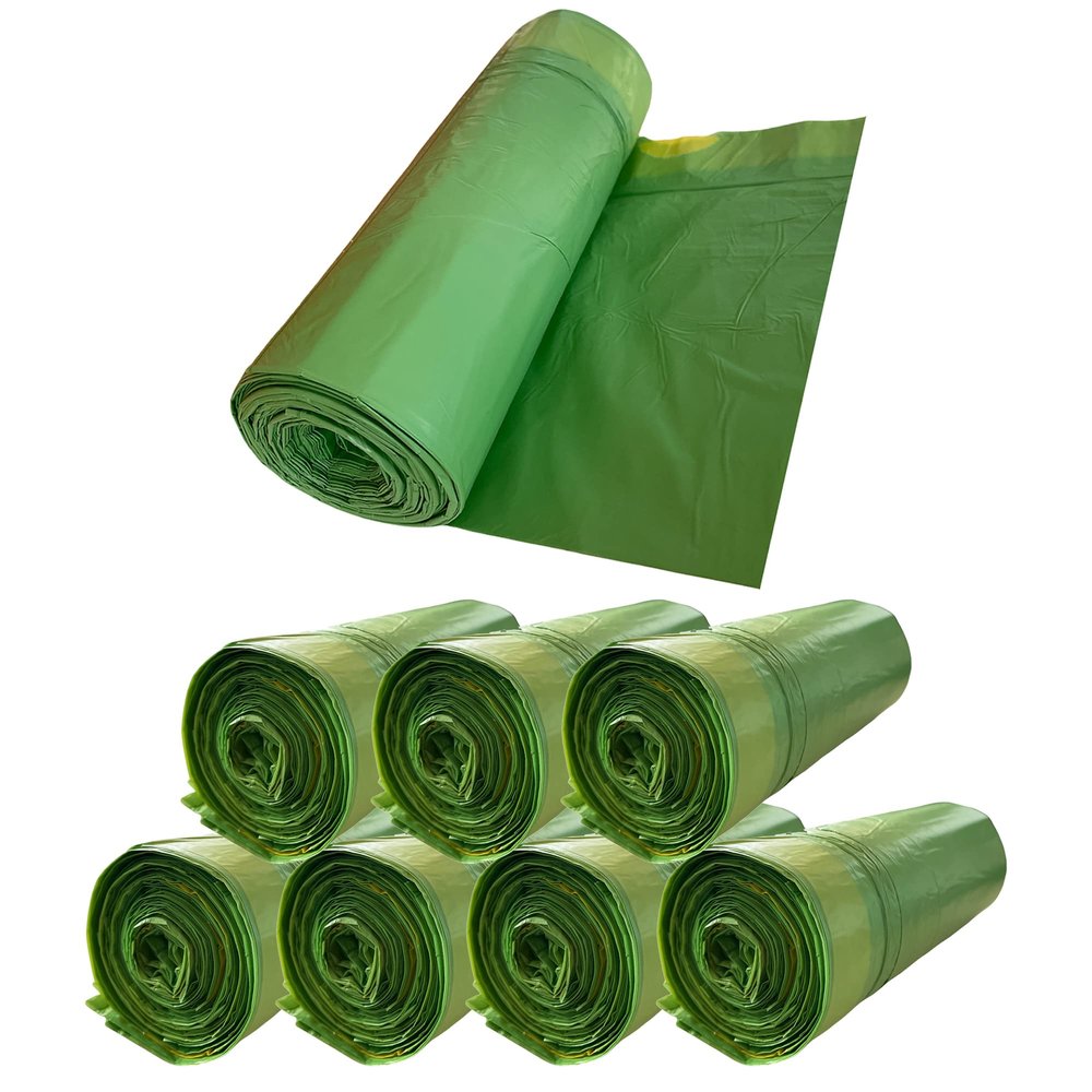 WellHome Organic 240 Self-Seal Bin Bags 40L Capacity Each, Polyethylene, 64 x 71 cm / 40-50 litres