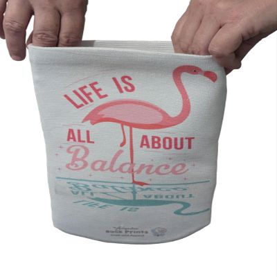 Amputee Sock "Flamingo Lifes About Balance"