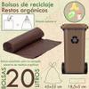 200 self-sealing trash bags 20L capacity each view 2