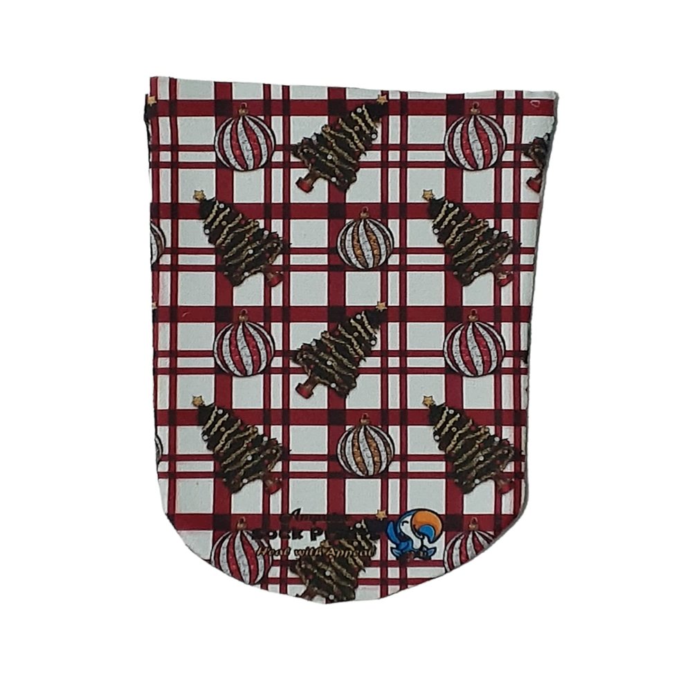 Amputee Sock"Christmas Gold Tree Sash V1"