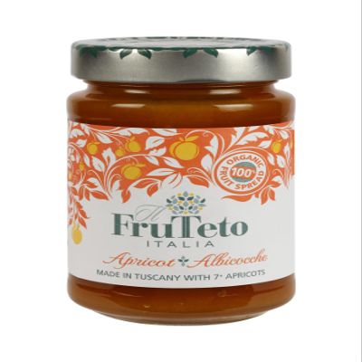 il Frutteto Italia 100% Apricot organic fruit spread. Pack of 6 jars. MADE IN TUSCANY only with fruit. No Added Refined Sugar. No Preservatives.