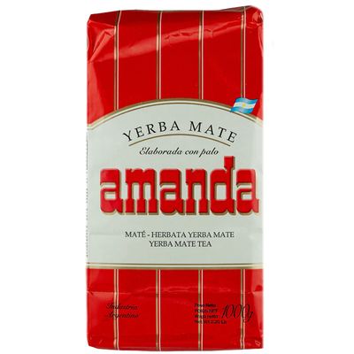 Amanda Yerba Mate Tea Traditional 1 kg | Yerba Mate Argentina |Detox and energy drink