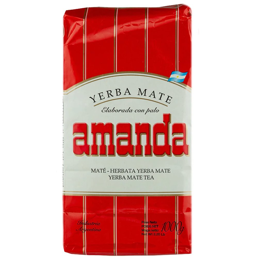 Amanda Yerba Mate Tea Traditional 1 kg | Yerba Mate Argentina |Detox and energy drink