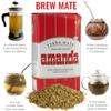 Amanda Yerba Mate Tea Traditional 1 kg | Yerba Mate Argentina |Detox and energy drink view 2
