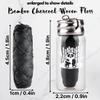 Boonboo Dental Floss | 100FT/30M Bamboo Woven Fiber | Coconut Flavor | Glass Bottle & Cutting Lid | Biodegradable & Sustainable (Coconut) view 3