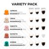 BrewBlack Variety Pack - 100 Aluminium Coffee Pods Compatible with Nespresso Original line - Medium & Dark Roast Coffee Capsules Made in Italy view 2
