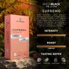 BrewBlack Supremo Coffee Capsules - 120 Aluminium Coffee Pods Compatible with Nespresso Original line, 100% Arabica Medium Roast - Intensity 7/12, Made in Italy view 2