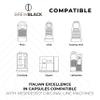 BrewBlack Supremo Coffee Capsules - 120 Aluminium Coffee Pods Compatible with Nespresso Original line, 100% Arabica Medium Roast - Intensity 7/12, Made in Italy view 4