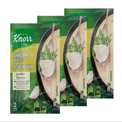 Knorr Hungarian Creamy Garlic Soup 61g [Pack of 3]