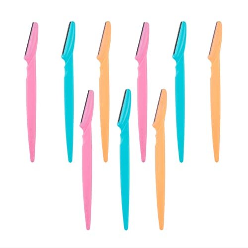 9 Pieces Eyebrow Razor Shaper Shavers Trimmers for Women Men Unisex Face Fine Hair Removers