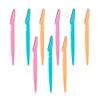 9 Pieces Eyebrow Razor Shaper Shavers Trimmers for Women Men Unisex Face Fine Hair Removers view 1