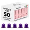 BrewBlack Perfetto Coffee Capsules - 50 Aluminium Coffee Pods Compatible with Nespresso Original line, Medium Roast - Intensity 9/12, Made in Italy gf view 1