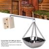 Restokki Sauna Essential Oil Bowl, Sauna Aromatherapy Oil Holder Square Shaped Dry Steam Room Essential Oil Fragrance Diffuser Bowl for Spa (12.2 * 12.2 * 4.2cm) view 3