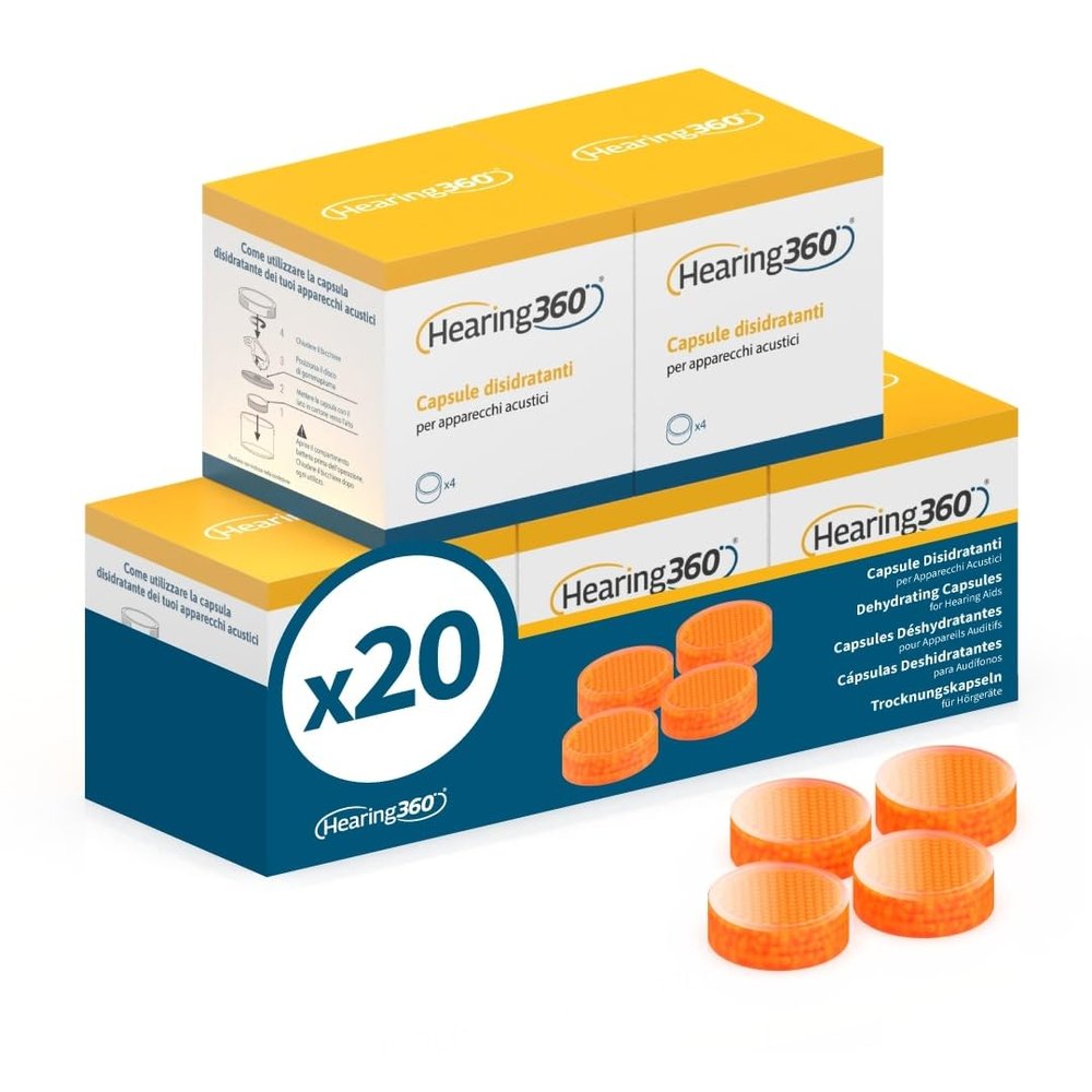 Dehumidifying Capsules for Acoustic Amplifiers (20 Capsules)