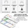 Smart Body Fat Scales,Bluetooth Digital Bathroom Scales with 25 Essential Features Body Fat/Body Weight/Visceral Fat/Skeletal Muscle/Resting Metabolism and BMI,Smart APP for Fitness (White) view 3