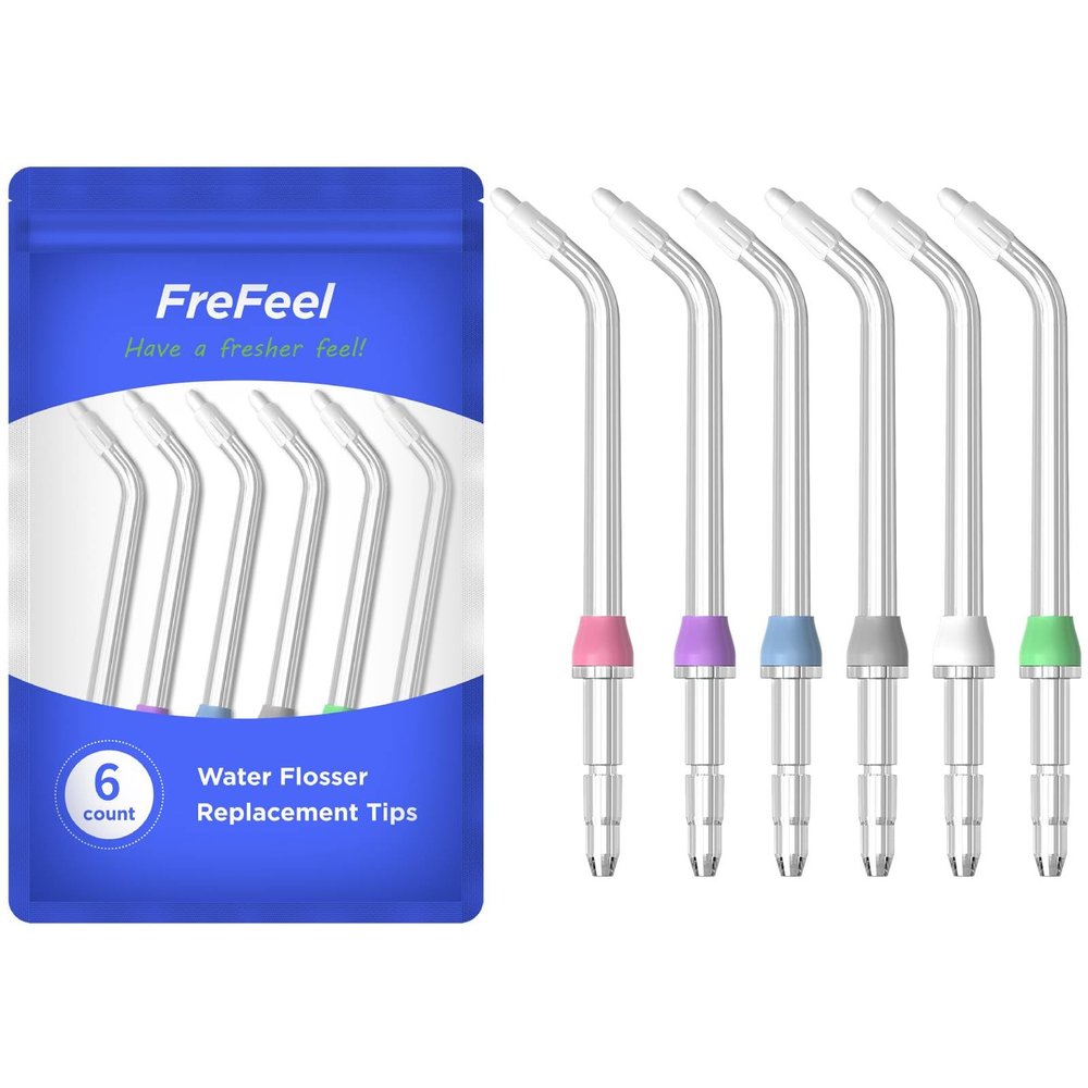 Replacement Heads for Waterpik Water Flosser (6 Orthodontic Tips)