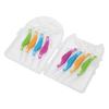 Angzhili 8PCS Double Floss Head Dental Silicone Seahorse Interdental Brush Toothpick Floss Wire Brush view 3
