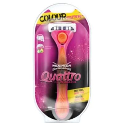 WILKINSON Sword Quattro Razor Colour Edition 1UP