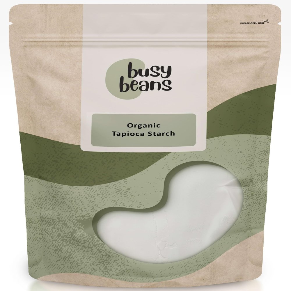 Organic Tapioca Starch - Certified Organic - by Busy Beans Organic (1kg)