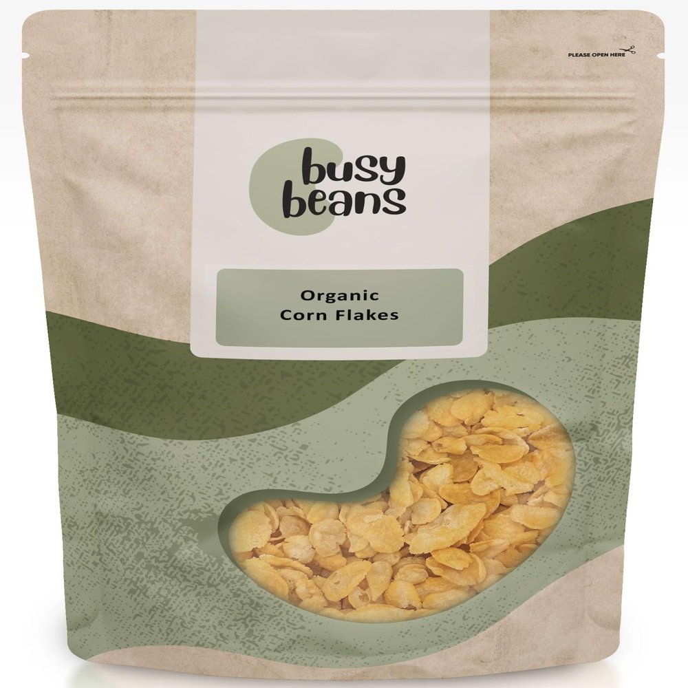Organic Corn Flakes - Certified Organic - by Busy Beans Organic (2kg)