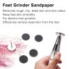 100Pcs Replaceable Sandpaper Discs, 120 Grit Self Adhesive Sandpaper Refill Pad Disks Medium Coarse Sand Discs Tool Replacemen for Electric Foot File Callus Remover view 2