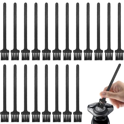 Agatige 20 Pcs Electric Shaver Cleaning Brushes, Razors Brush Set, Trimmer Cleaner Brush with Long Handle for Computer Keyboard Shaver Appliance and More