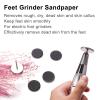 100pcs Feet Grinder Sandpaper, Sanding Disc Pedicure Tool Electric Callus Remover Replacement Disk Pads Self-Adhesive Sandpaper Discs for Men Women(Thin Sand) view 2