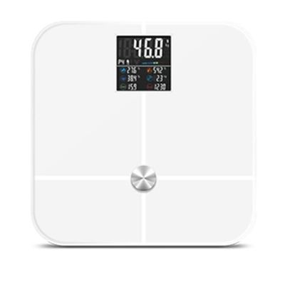 Body Fat Scale,Bluetooth Digital Posture Extra Large Display Digital Bathroom Wireless Weight Scale Composition Analyzer with Heart Rate Heart Index & Body Balance with Smartphone APP 400LB (White)