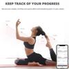Body Fat Scale,Bluetooth Digital Posture Extra Large Display Digital Bathroom Wireless Weight Scale Composition Analyzer with Heart Rate Heart Index & Body Balance with Smartphone APP 400LB (White) view 4