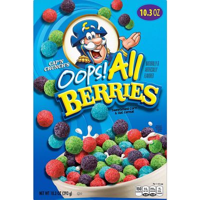 Cap'n Crunch Cereal, Oops All Berries, 293g