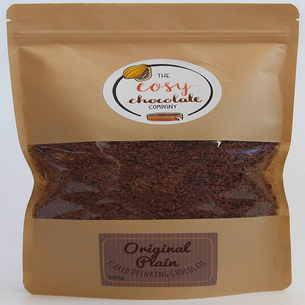 Luxury Flaked Drinking Chocolate (Original Plain, Large 320g)