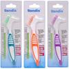 chargantyang Denture Brush Dual Head Toothbrushes Hard Denture Cleaning Brush Denture Toothbrush Cleaning Brush False Teeth Brush Toothbrush(3PACK) 2 view 1