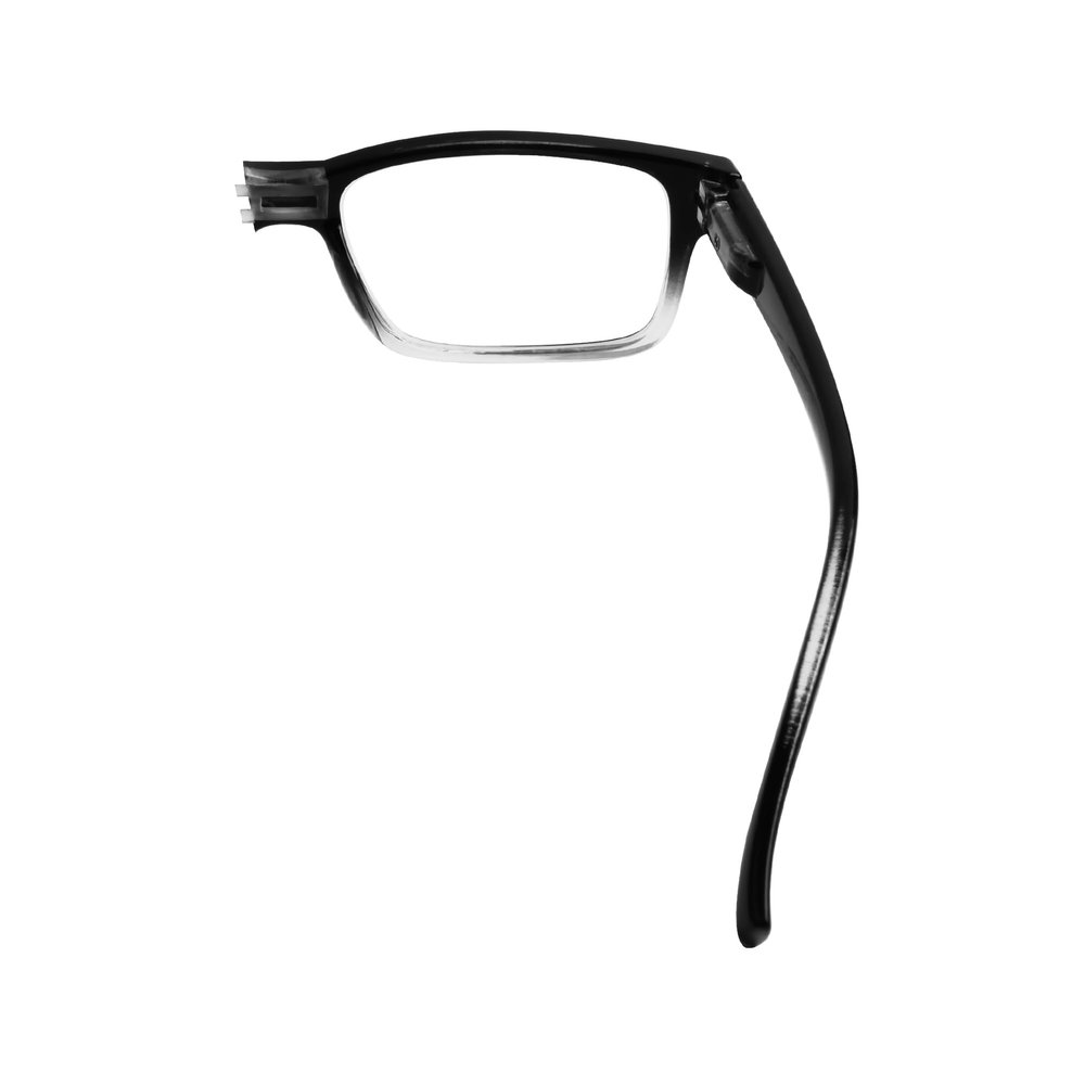 Eyekepper (Must Buy Both Eye) Black Clear-Right Eye +0.00 Reading Glasses with Different Strength for Each Eye