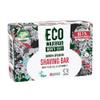 Eco Warrior Men's Shaving Soap Bar | Coconut & Flax Oil With a Blend of Cedarwood, Birch Tar & Patchouli Essential Oils | Vegan, Cruelty Free, eco friendly | No SLS or Parabens | 100g view 1