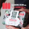 Eco Warrior Men's Shaving Soap Bar | Coconut & Flax Oil With a Blend of Cedarwood, Birch Tar & Patchouli Essential Oils | Vegan, Cruelty Free, eco friendly | No SLS or Parabens | 100g view 3