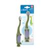 Dr. Brown's Natural Flow Dinosaur Toddler Toothbrush, Green, 1 Pack view 1