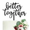 LOVENJOY Better Together Cake Topper Wedding Cake Decorations for Romantic Wedding Bridal Shower Engagement Mr and Mrs Party Decoration, Gift Boxed view 1