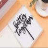 LOVENJOY Better Together Cake Topper Wedding Cake Decorations for Romantic Wedding Bridal Shower Engagement Mr and Mrs Party Decoration, Gift Boxed view 3