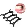 6 Pcs Dental Retractor, T-Shape Dental Cheek Retractor 3 Large Size+3 Small Size Double Head Mouth OpenerSurgical Retractor for Teeth Whitening Dental Orthodontic Tool (Black) view 3