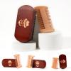 Beard Brush, 100% Boar Bristle Natural Black Walnut Wood Beard Comb Hair Mustache Shaving Brush Facial Hair Brush view 4