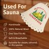 Askold Wool Sauna Hat Russian Banya Hat for Men Women Dont Worry in Life 3mm Felt Sauna Cap US Size 7  (X  Large) One Size Fits All view 2