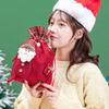 Christmas Gift BagPing an Fruit Packing Box Apple Bag Santa Big Backpack Gift Bag Candy Bag Christmas GiftCan Hold Wine and Groceries ( Color : F ) view 4