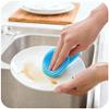 1 Pcs Silicone Dish Washing Brush Bowl Pot Pan Cooking Tool Cleaner Sponges Scouring Kitchen Accessories Random Color view 4
