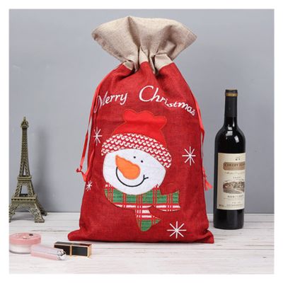 Christmas Gift BagPing an Fruit Packing Box Apple Bag Santa Big Backpack Gift Bag Candy Bag Christmas Gift13"22.8" ( Color : E )