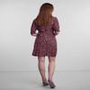 PIECES Women's Pcnya 2/4 Wrap Dress BC, Strawberry Pink/AOP: Flower, S view 3