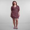 PIECES Women's Pcnya 2/4 Wrap Dress BC, Strawberry Pink/AOP: Flower, S view 4